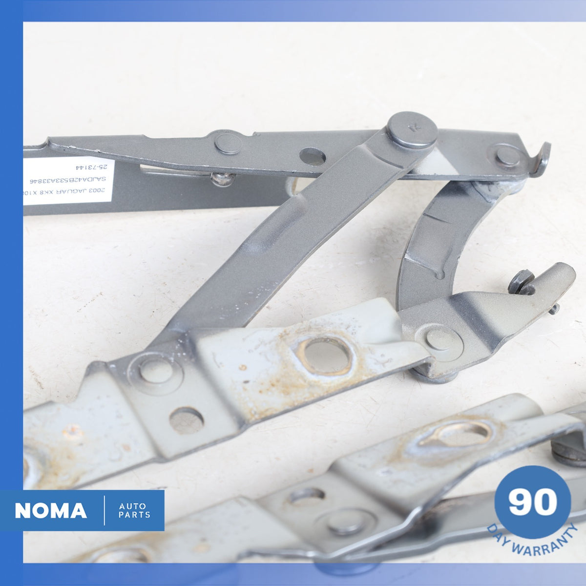 97-06 Jaguar X100 XKR XK8 Left & Right Trunk Boot Hinge Set of 2 Gray OEM - photo 13