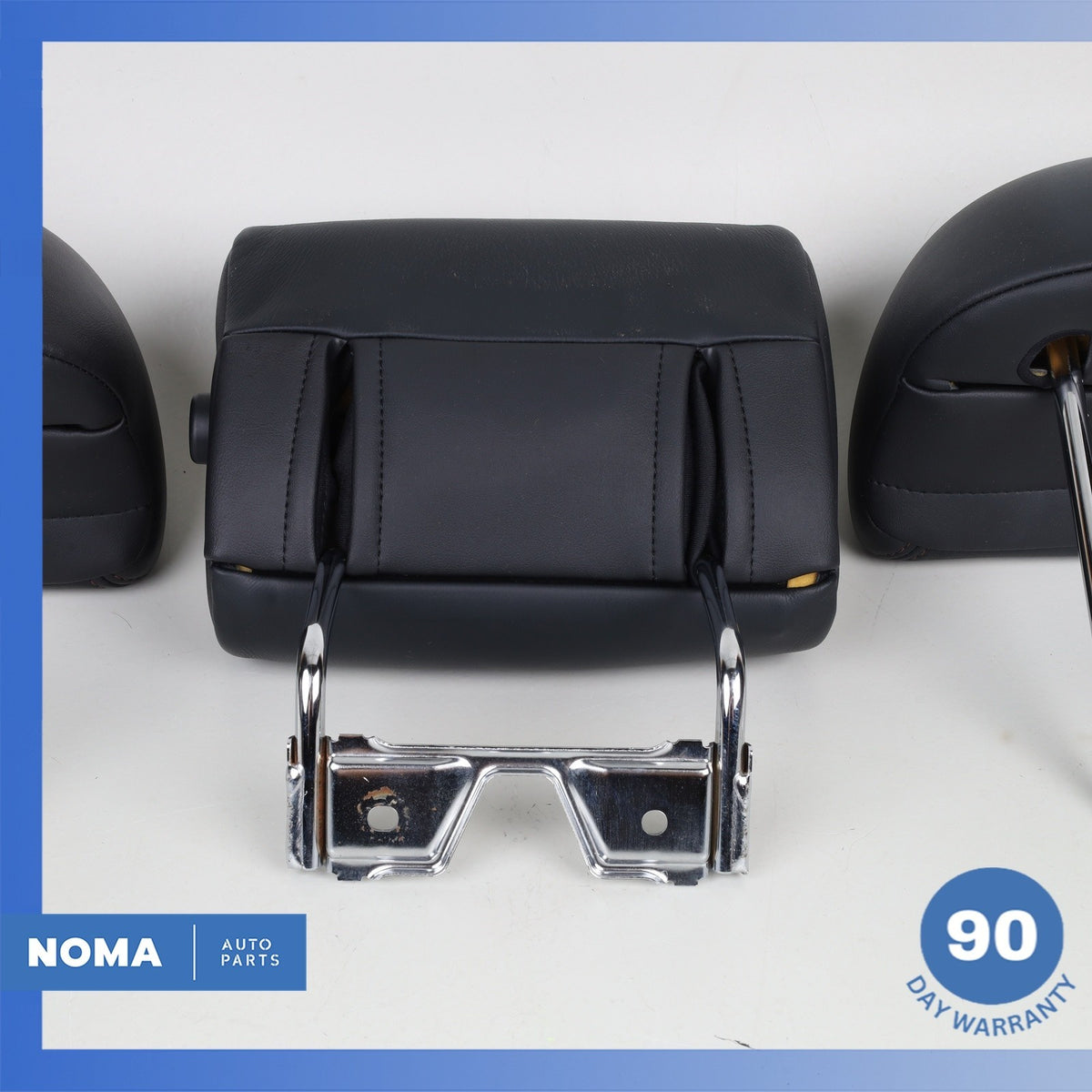 13-17 Lexus USF40 LS460 Rear Seat Headrest Head Rest Set Black 7194050850 OEM - photo 15