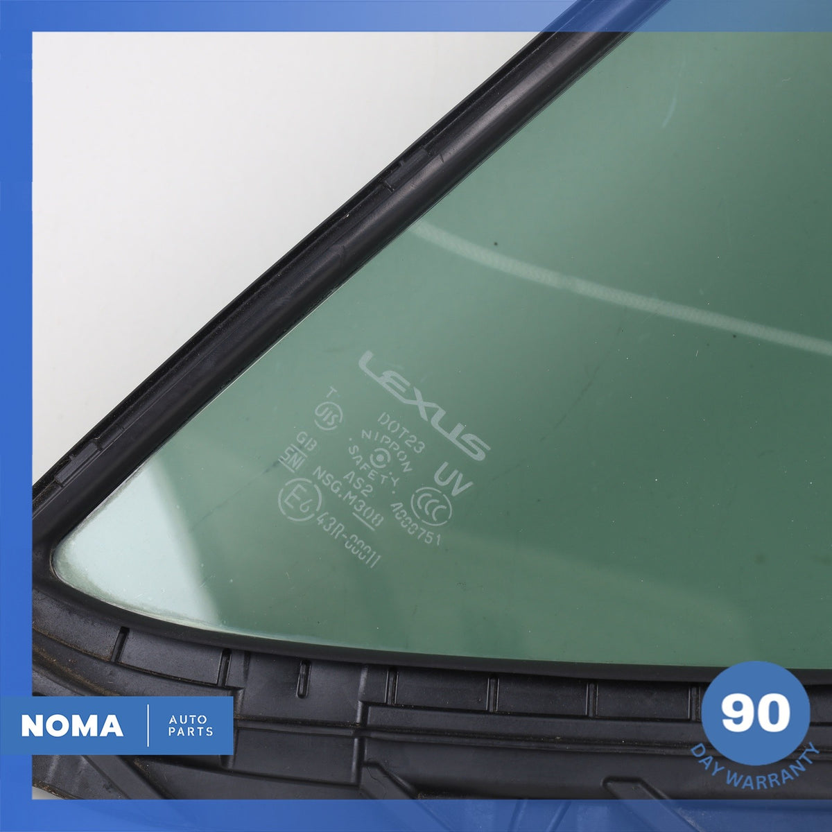 11-17 Lexus ZWA10 CT200h Rear Left Quarter Door Window Glass  6812476010 OEM - photo 7
