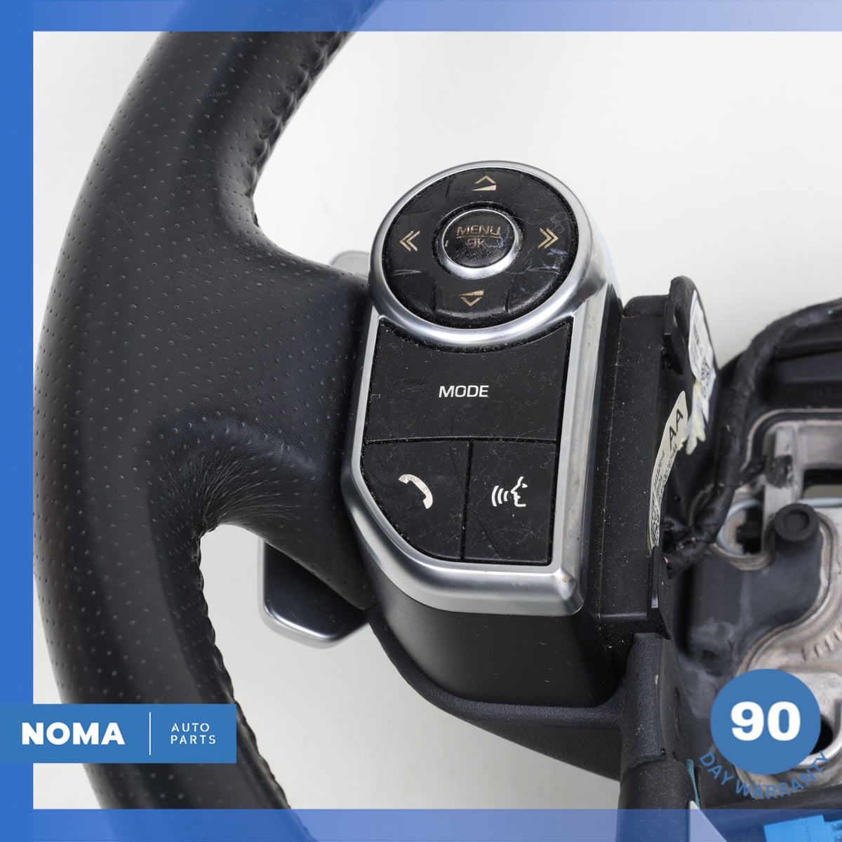 14-22 LR Range Rover Sport L494 Leather Heated Steering Wheel w/ Switches OEM - photo 7