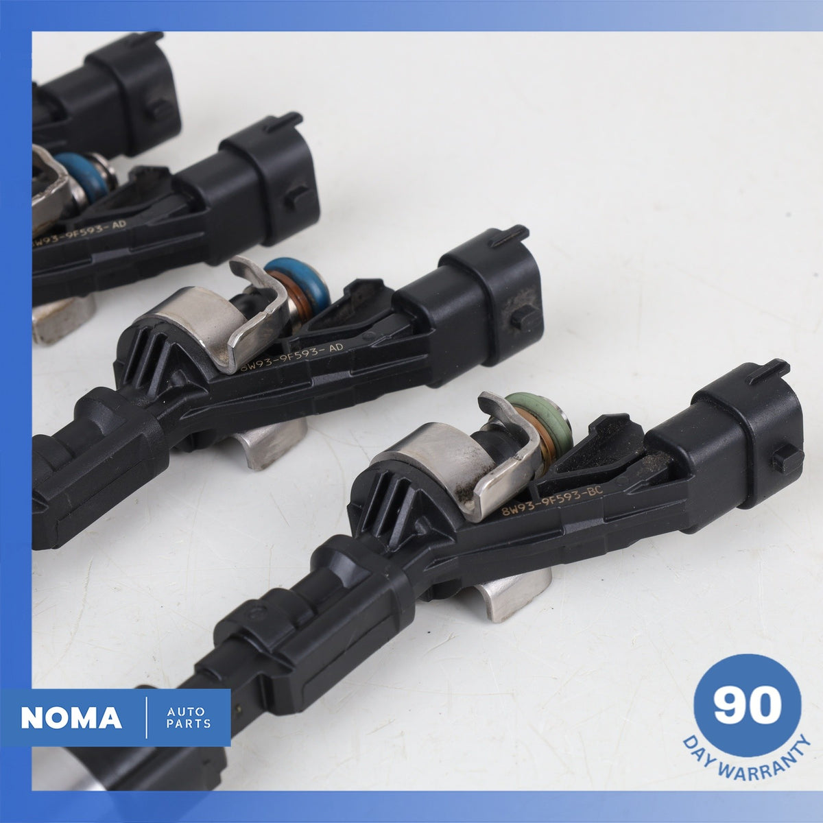 10-19 Jaguar X250 XF L405 5.0L AJ133 Engine Motor Fuel Injector Set OEM - photo 4