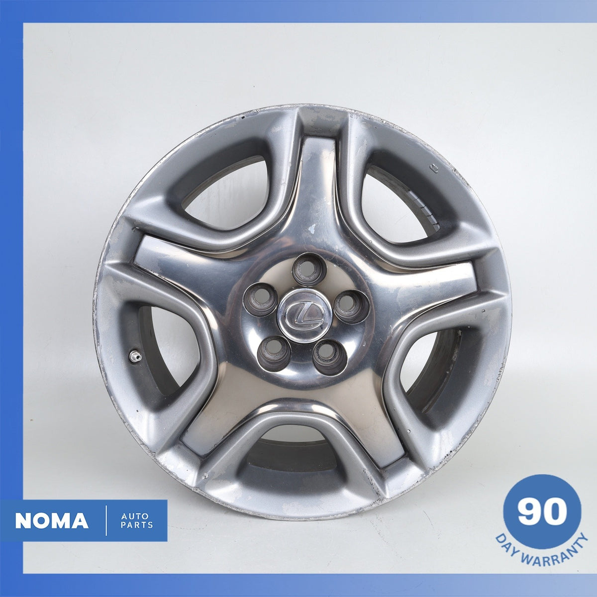 02-10 Lexus Z40 SC430 Type-C 8 x 18 18" Wheel Rim Silver 42611-24510 OEM - photo 1