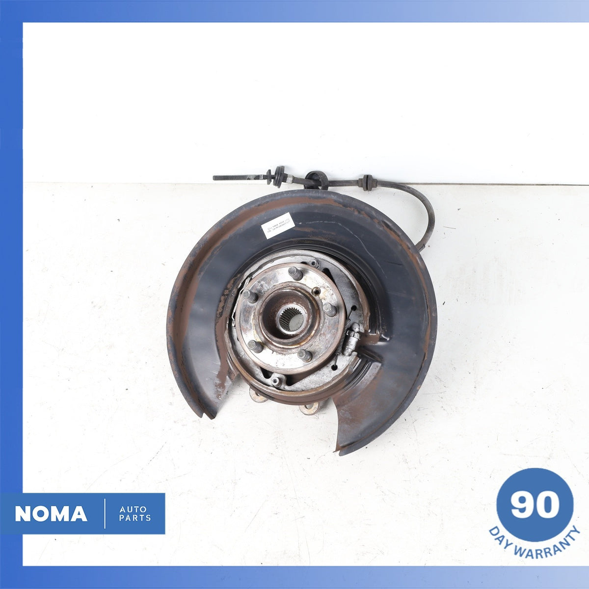 10-12 Land Rover Range Rover L322 Rear Left Spindle Knuckle Hub w/ Shield OEM - photo 1