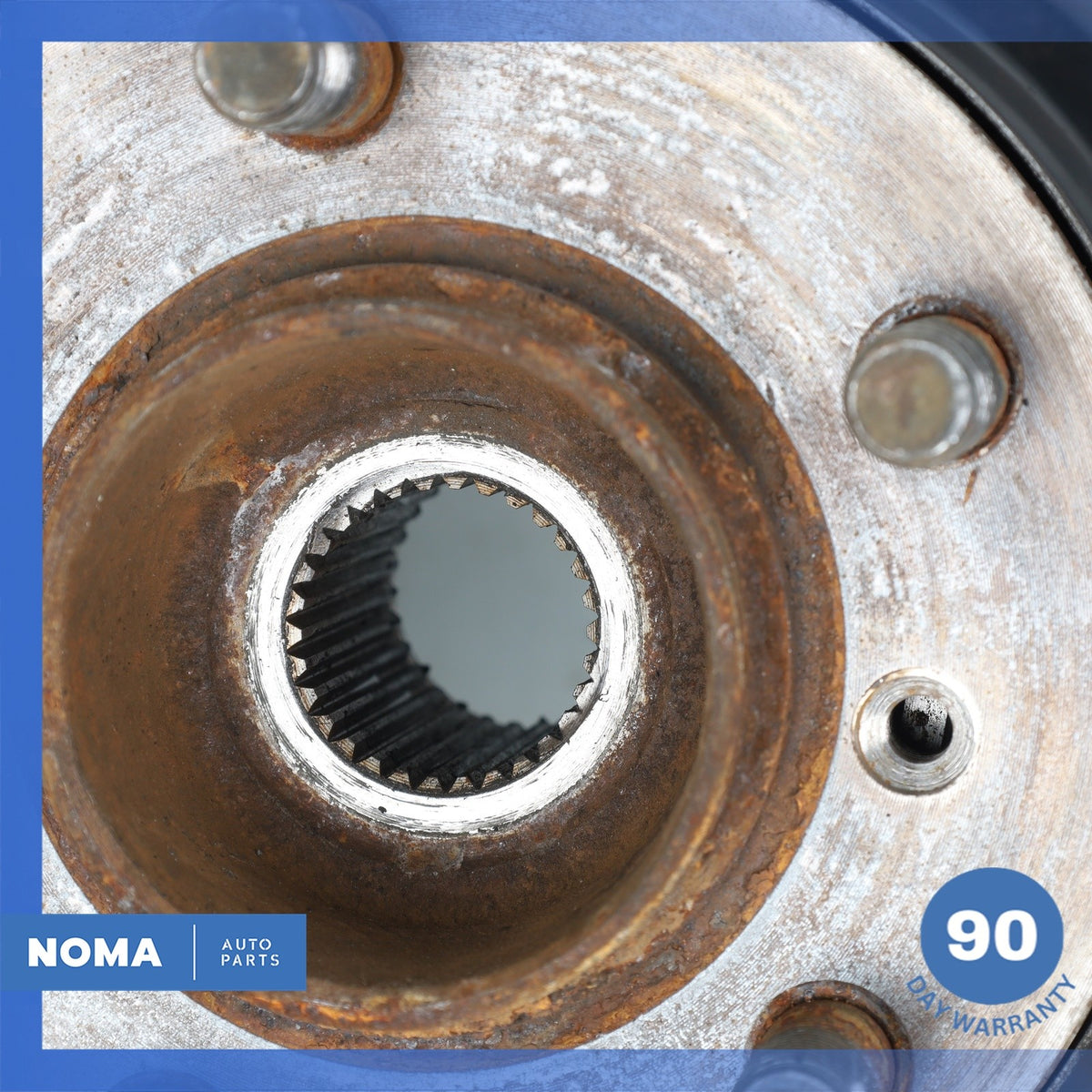 06-09 Land Rover Range Rover L322 Front Right Spindle Knuckle Hub w/ Shield OEM - photo 5