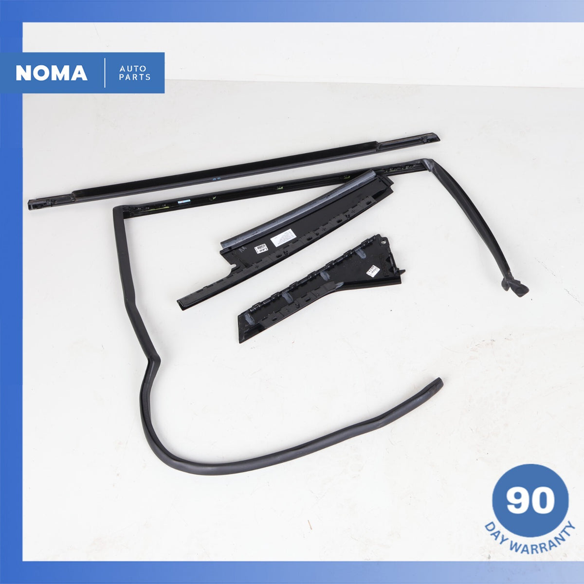 12-19 LR Range Rover Evoque L538 Rear Right Outer Door Window Molding Set OEM - photo 8