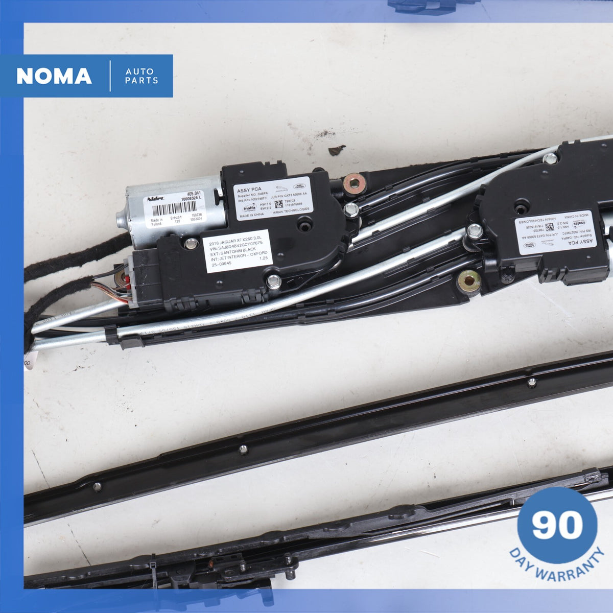 16-19 Jaguar X260 XF Panoramic Sunroof Actuator Motor w/ Frame Track OEM - photo 18