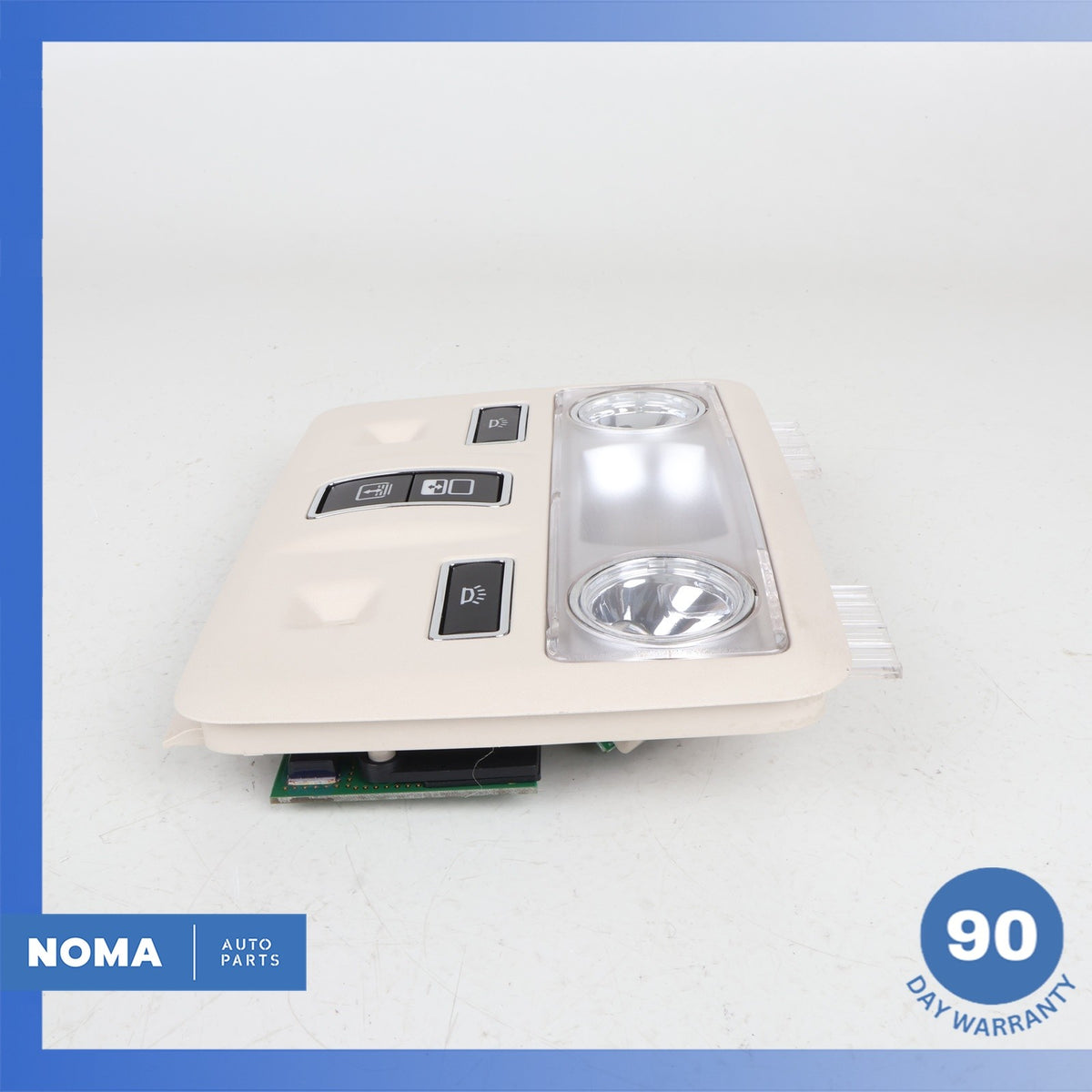 14-19 Jaguar X351 XJ XJR Rear Dome Light Lamp w/ Sunroof Switch OEM - photo 5
