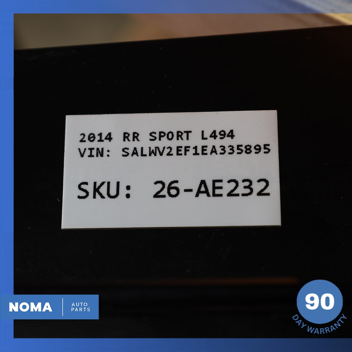 14-22 Range Rover Sport L494 Trunk Bezel License Plate Molding DK6240406DA OEM - photo 18