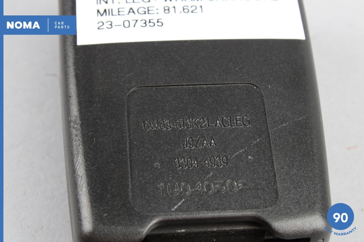 07-09 Jaguar XKR XK X150 Rear Right or Left Side Seat Belt Buckle Black LEG OEM - photo 6