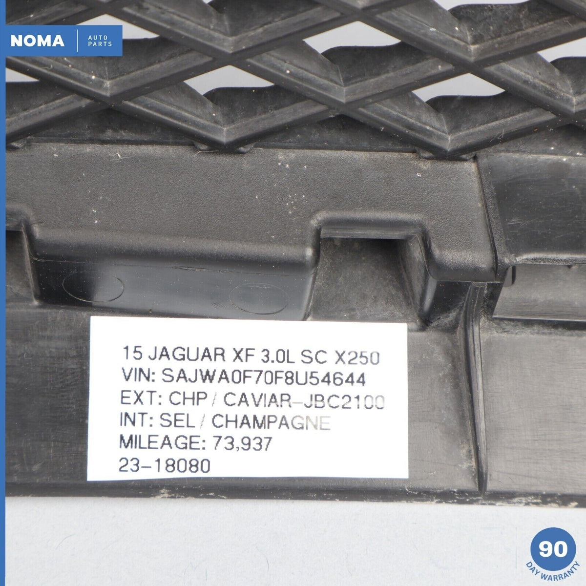 12-15 Jaguar X250 XF Front Center Lower Bumper Mesh Grille CX2317H750AA OEM - photo 9