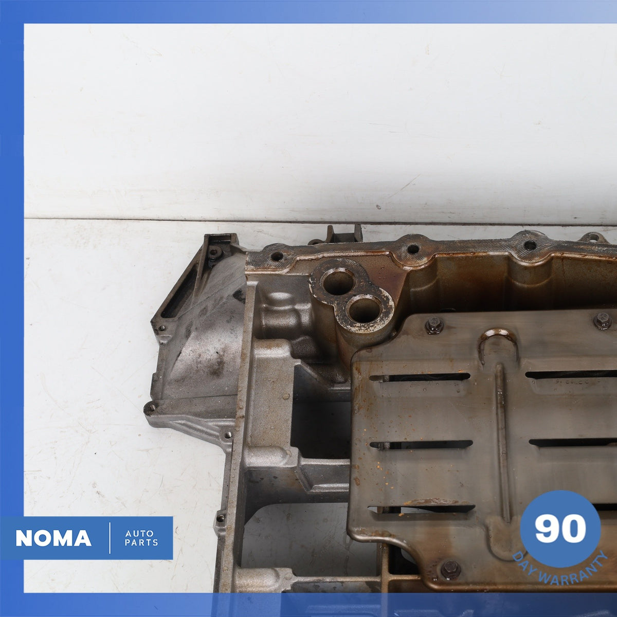 03-10 Jaguar X350 XJ8 S-Type 4.2L Engine Upper Oil Pan Sump 2W936C674DB OEM - photo 15