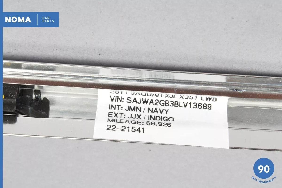 10-19 Jaguar X351 XJL XJR Rear Left Side Upper Door Exterior Window Moulding OEM - photo 12