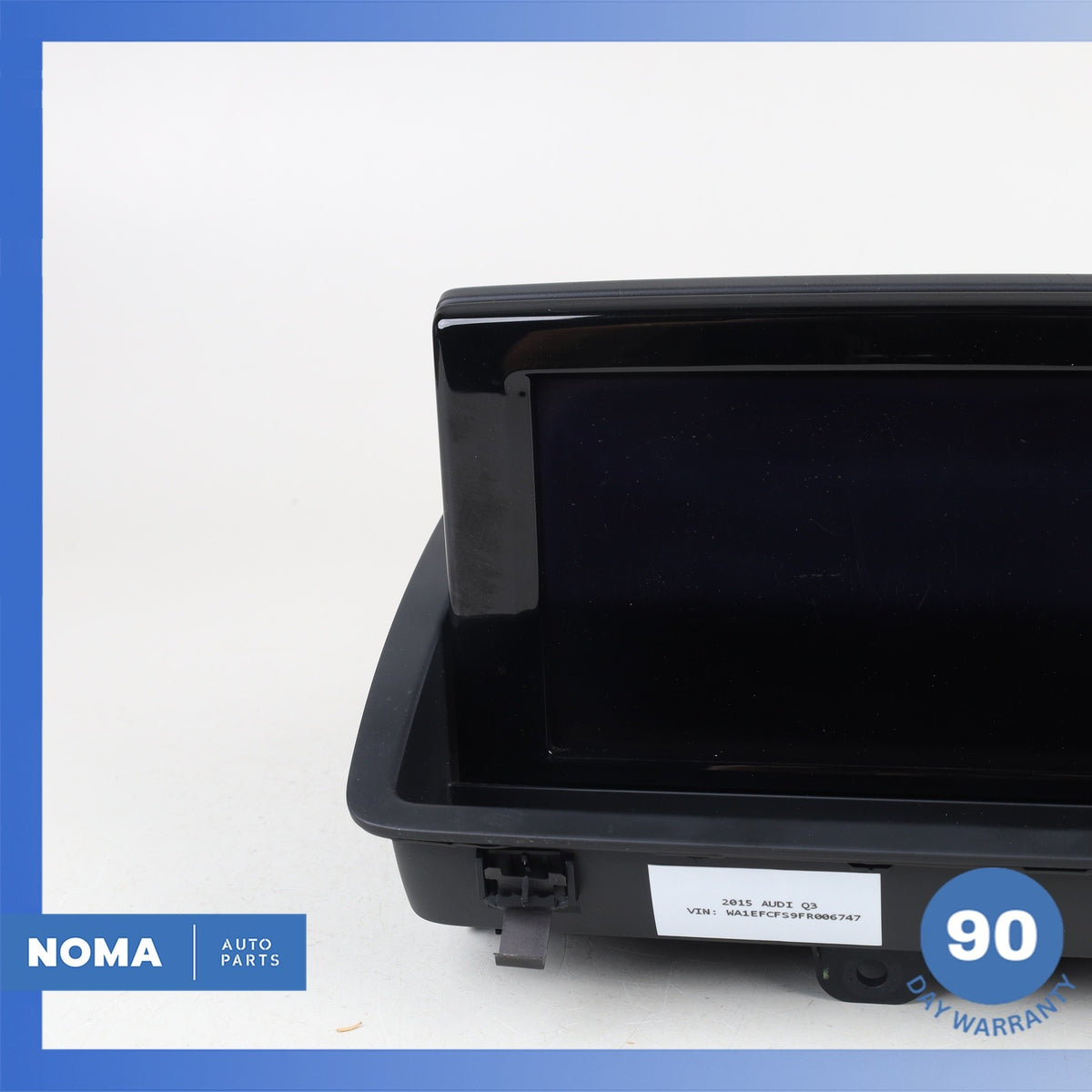Audi 8U Q3 MMI 7" Center Navigation Display Screen Monitor w/ Trim OEM - photo 4