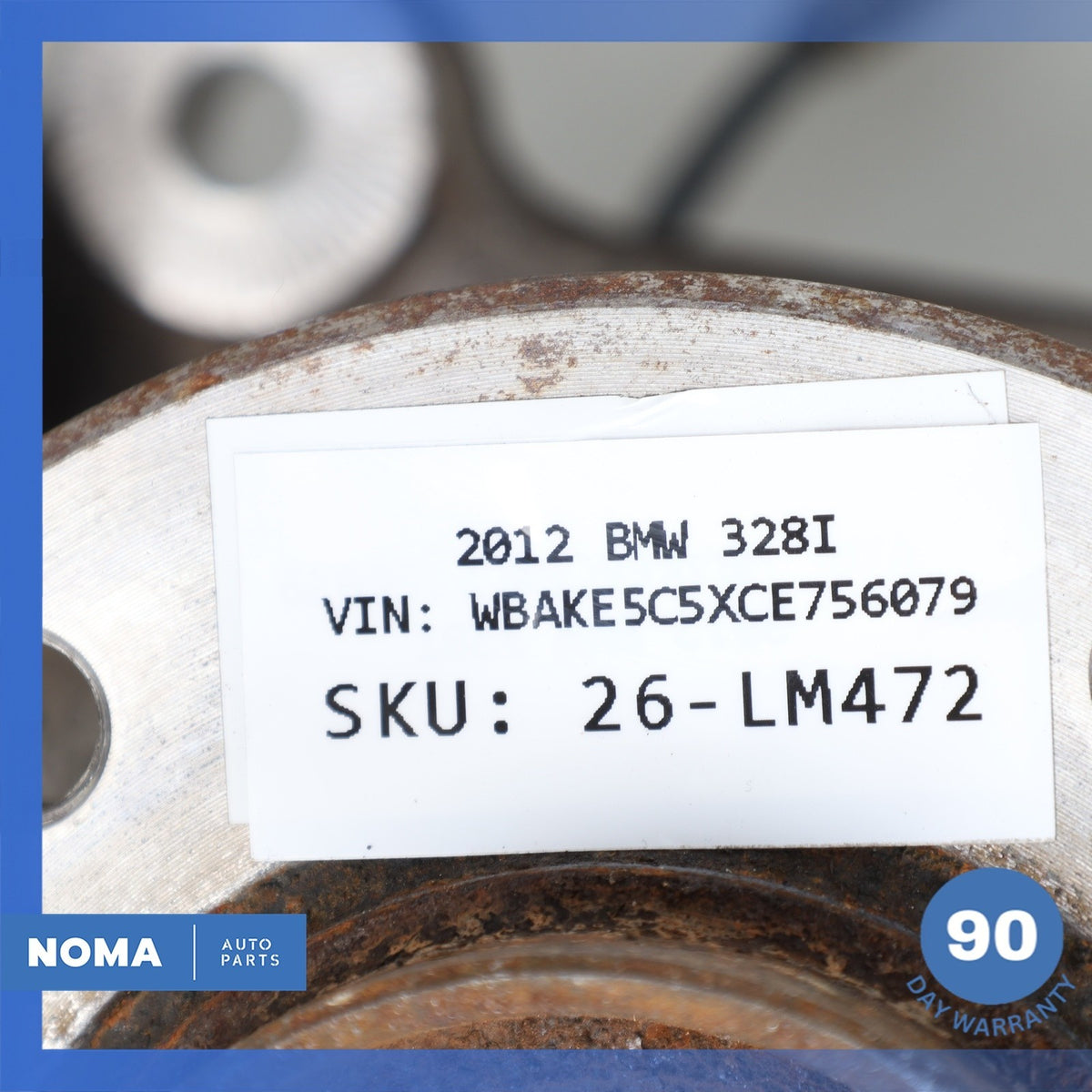 06-16 BMW E92 328i 128i Z4 RWD Front Right Spindle Knuckle Hub w/ Shield OEM 75k - photo 14