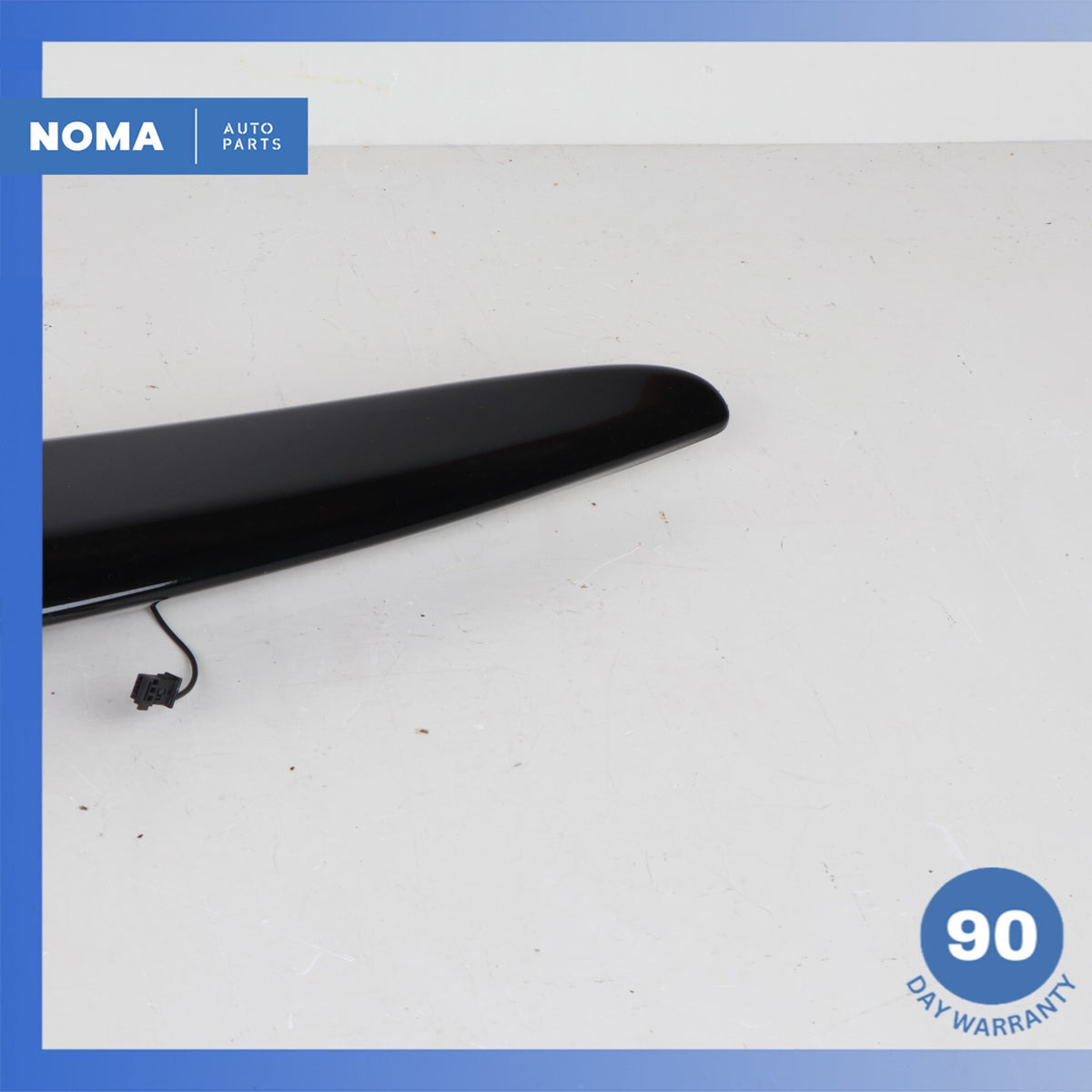 07-15 Jaguar X150 XK XKR Trunk Lid Molding Trim Spoiler Wing Ebony Black OEM - photo 2