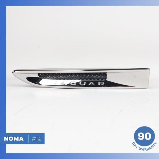 16-20 Jaguar X260 XF Front Left Fender Air Vent Grille Molding Chrome OEM 35k - photo 1