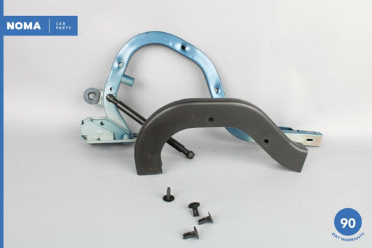 03-08 Jaguar S-Type X202 Rear Left Side Trunk Lid Hinge w/ Strut & Cover JJM OEM - photo 1