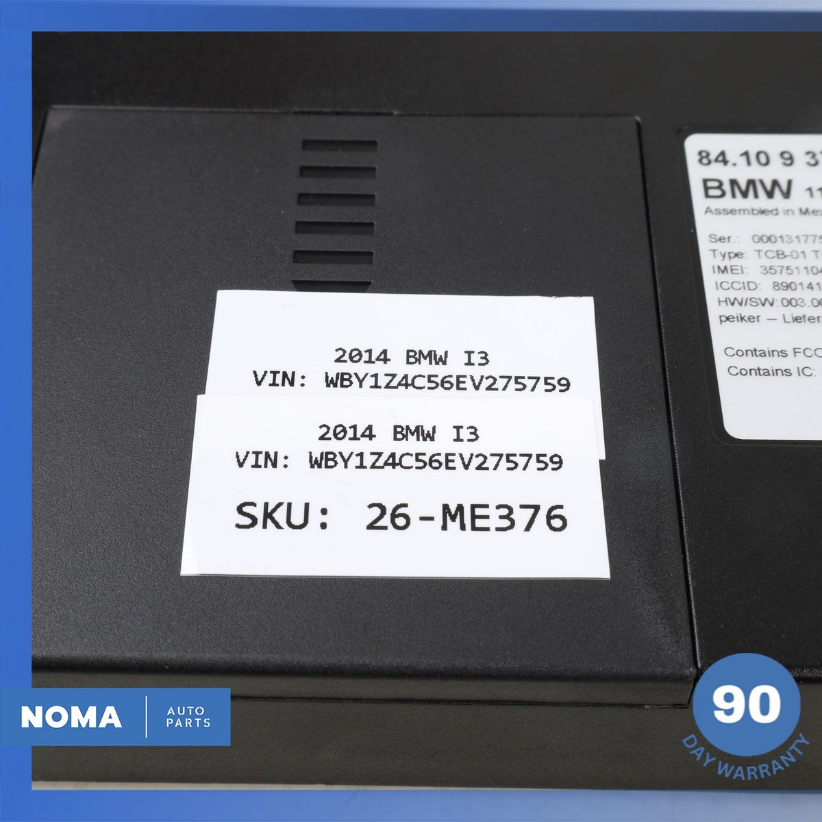 14-21 BMW i3 I01 Communication Bluetooth Telematics Control Module 9371791 OEM - photo 12