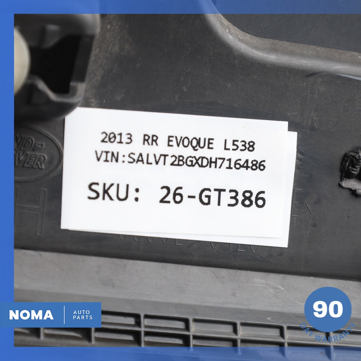 12-19 Range Rover Evoque L538 4DR Front Right Door Lower Molding BJ3M21064BC OEM - photo 10