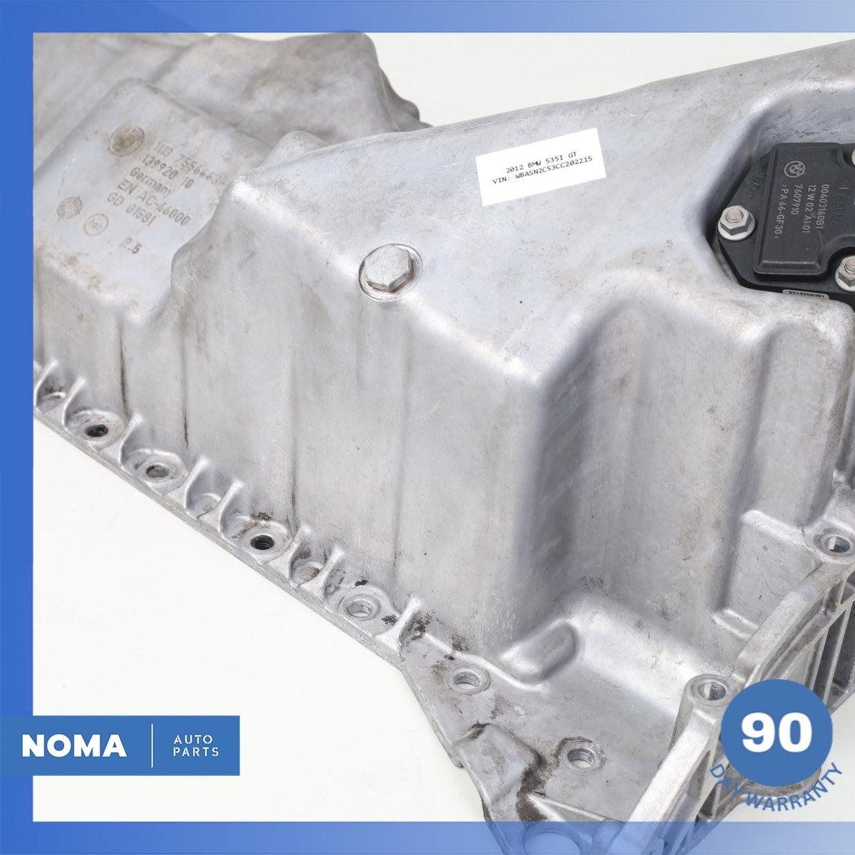 10-19 BMW F07 535i GT 535i 740Li 3.0L Straight Six Engine Motor Oil Pan OEM - photo 5