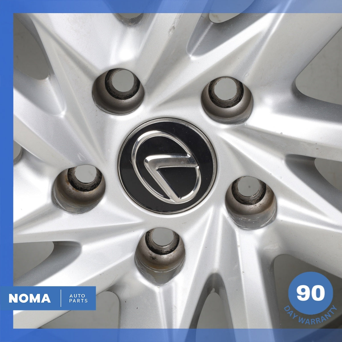 Lexus GSE20R IS250 IS350 Type-F 8.5 x 18 18" Wheel Rim Silver 42611-53630 OEM - photo 7