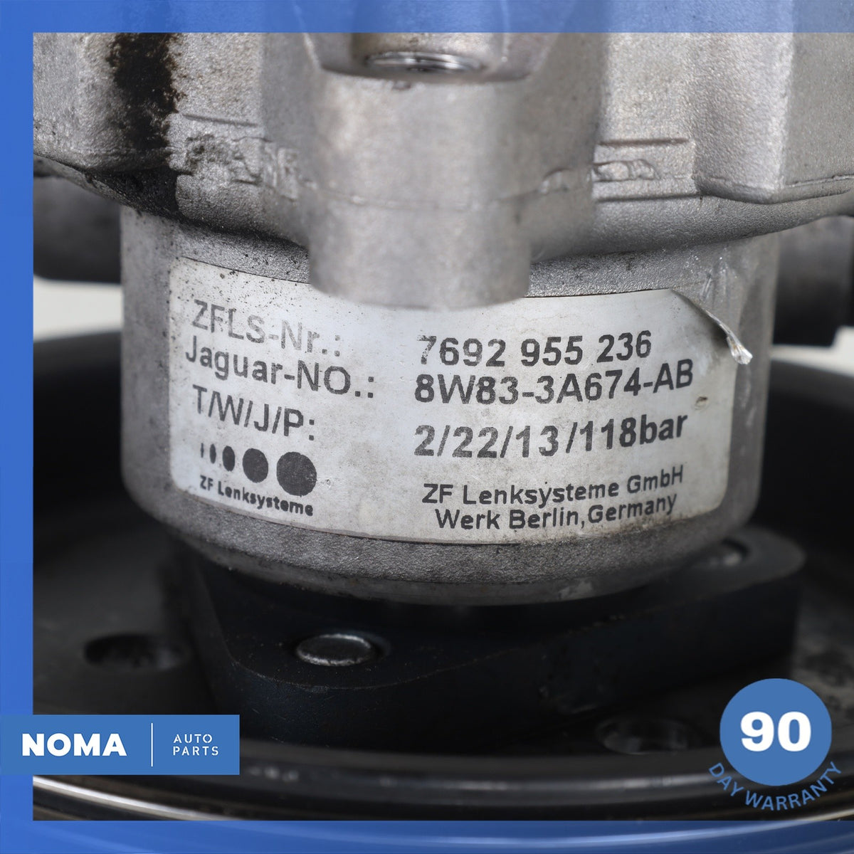 10-19 Jaguar X152 F-Type 3.0L 5.0L Power Steering Pump Assembly 8W833A674AB OEM - photo 10