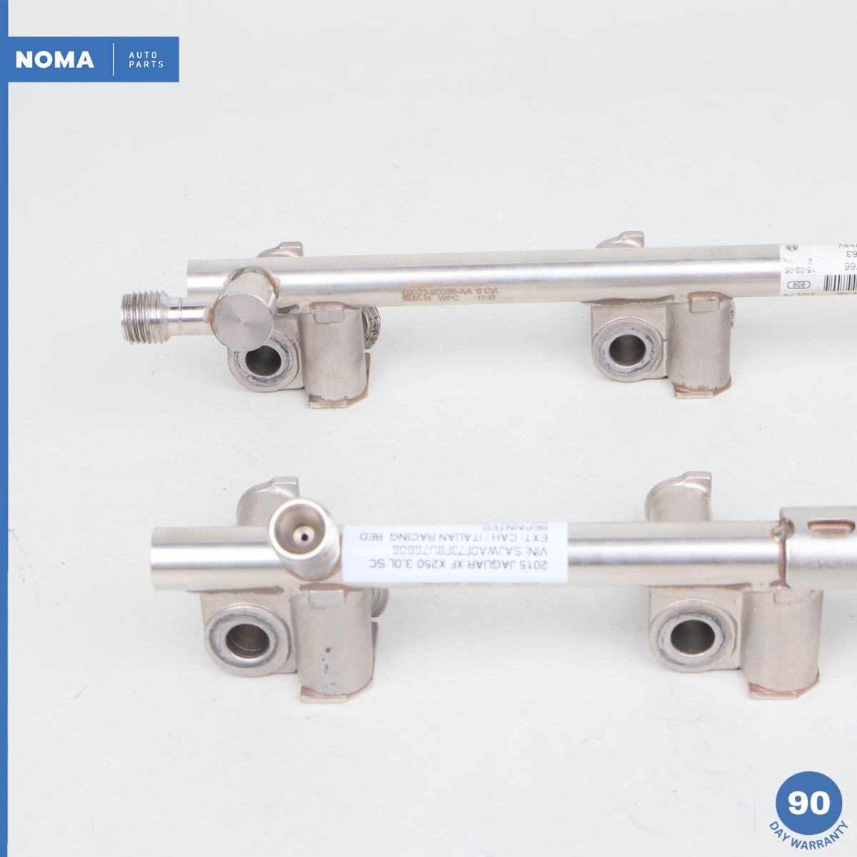 13-21 Jaguar X250 XF F-Type LR4 3.0 AJ126S Engine Fuel Injection Rail Set OEM - photo 10