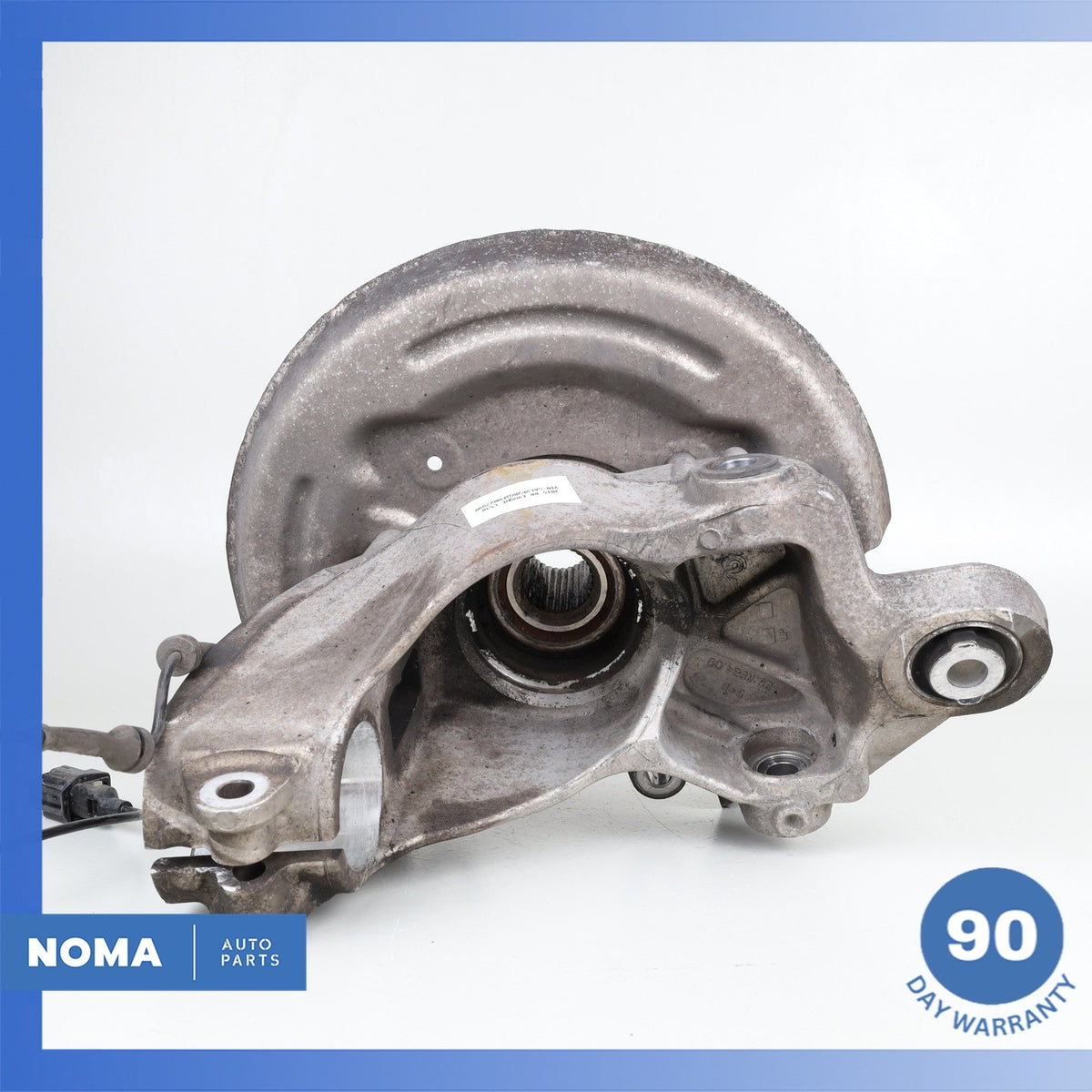 12-19 LR Range Rover Evoque L538 Rear Left Spindle Knuckle Hub w/ Shield OEM - photo 9