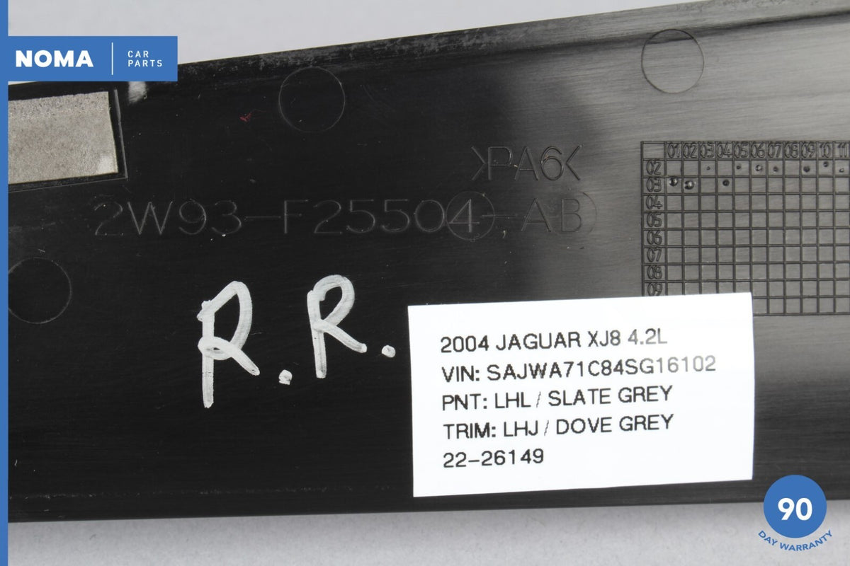 04-07 Jaguar XJ8 VDP X350 X358 Rear Right Passenger Side Inner Door Molding OEM - photo 10