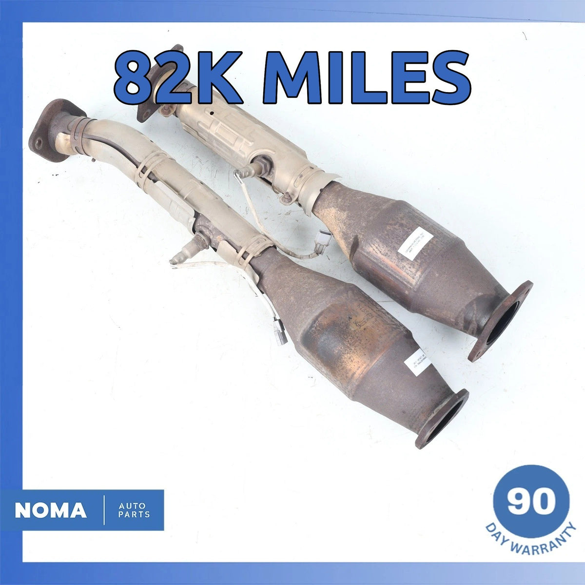 16-19 Infiniti Z62 QX80 5.6 Left & Right Exhaust Downpipe Set 200A05ZM0E OEM 82k - photo 1
