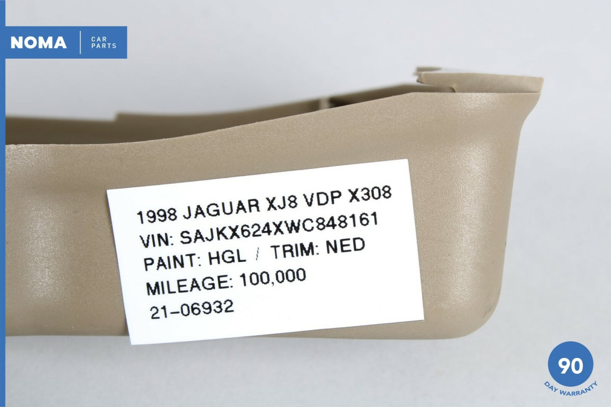 98-03 Jaguar XJ8 XJR VDP X308 Rear Left Seat Rail Catch Cover Trim AEK OEM - photo 6
