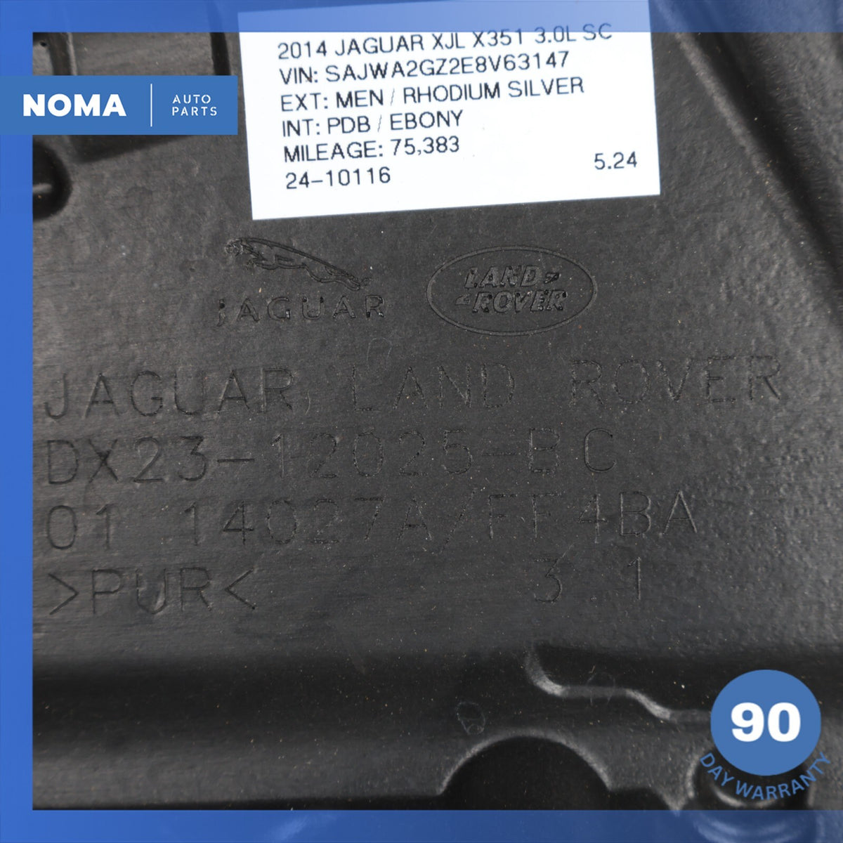 13-21 Jaguar X351 XJ Velar 3.0 AJ126S Engine Valve Ignition Coil Cover Set OEM - photo 16