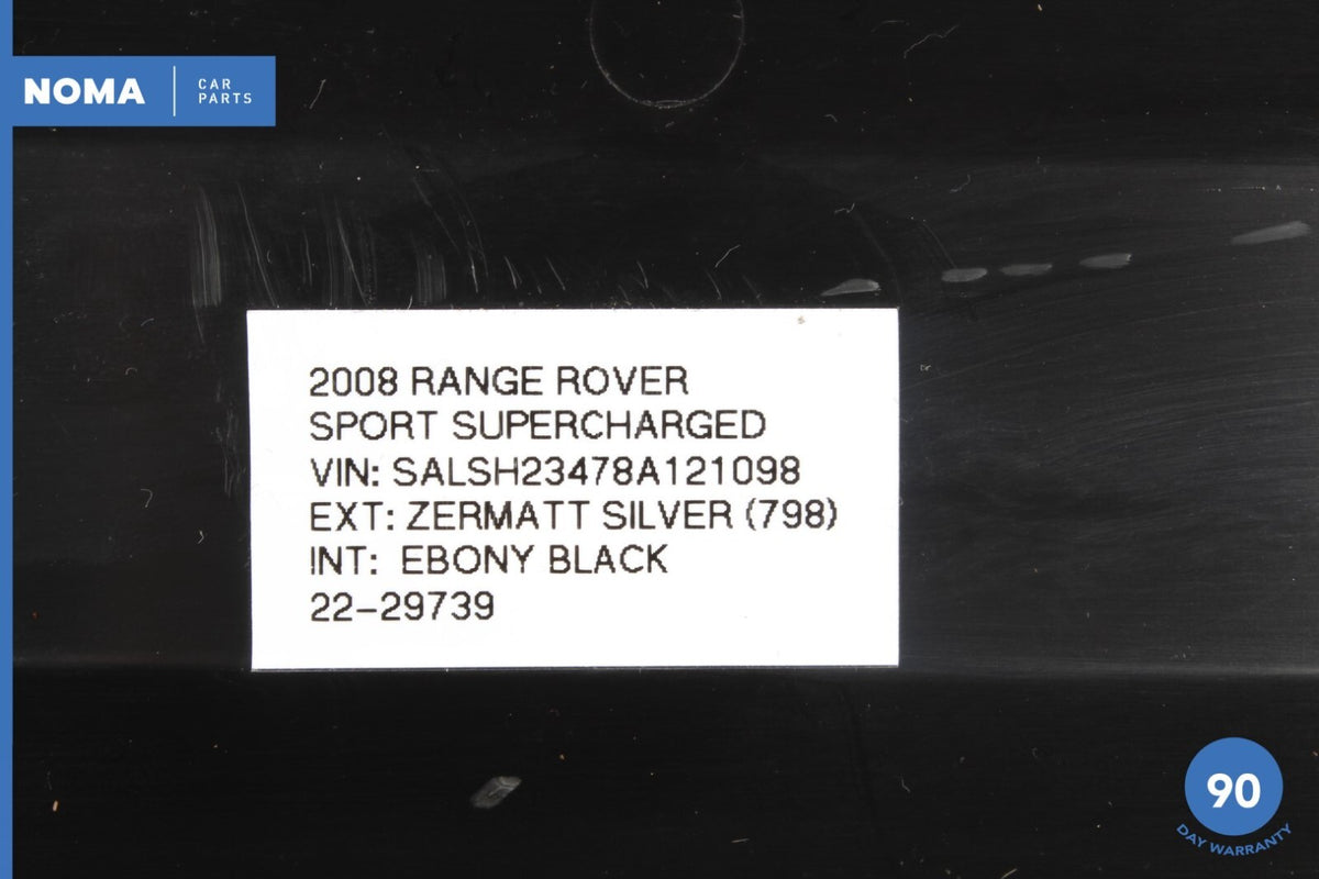 06-09 Range Rover Sport L320 Front Left or Right Seat Lower Trim Cover Panel OEM - photo 10