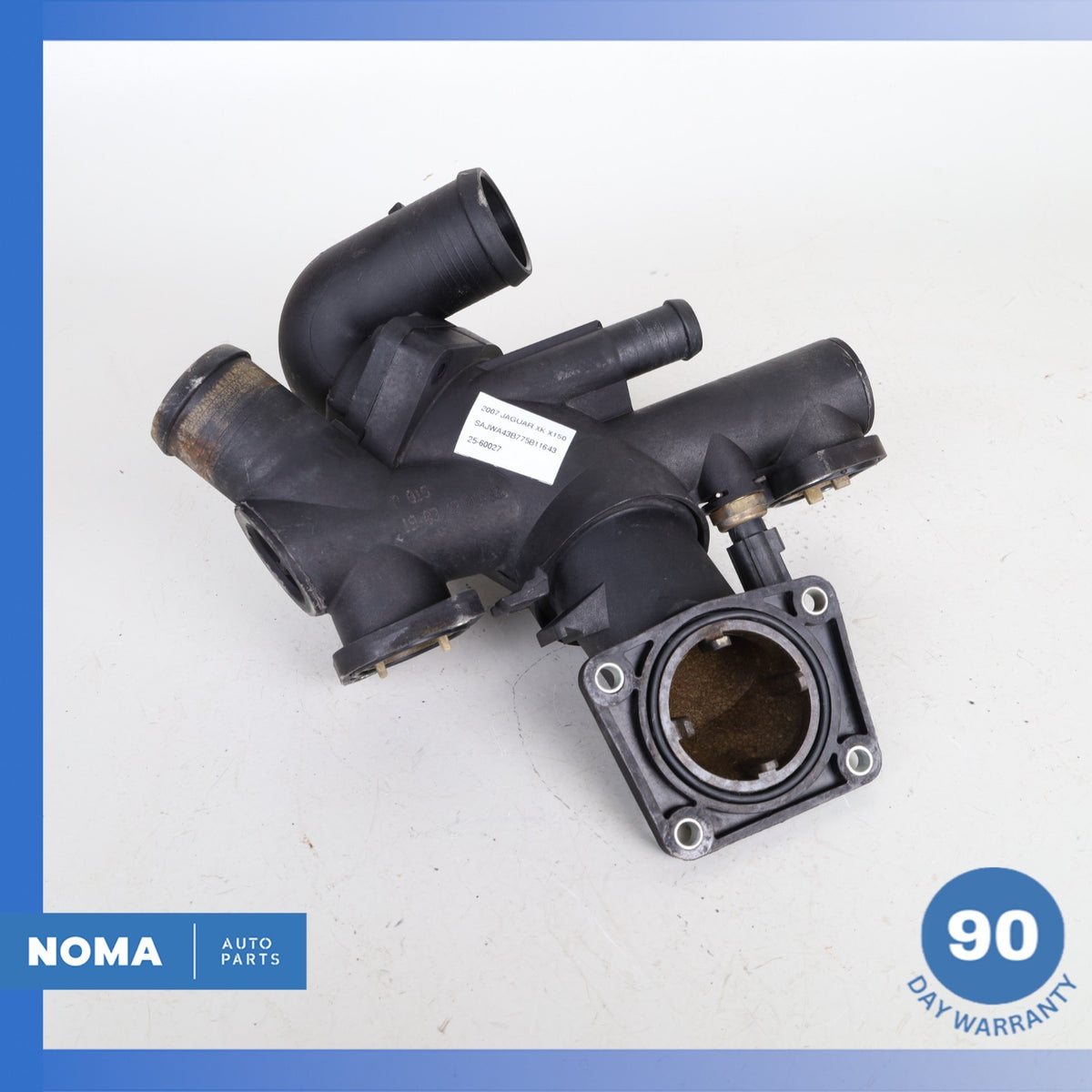 2007 Jaguar X150 XK Engine Coolant Thermostat Housing 6R838A504CC OEM - photo 7