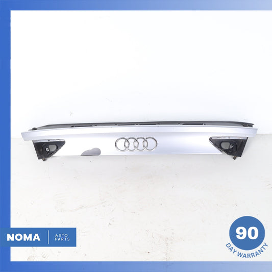 12-18 Audi 4G8 A7 S7 Rear Tailgate Trunk Lid Spoiler Base Mount Plate Silver OEM - photo 1