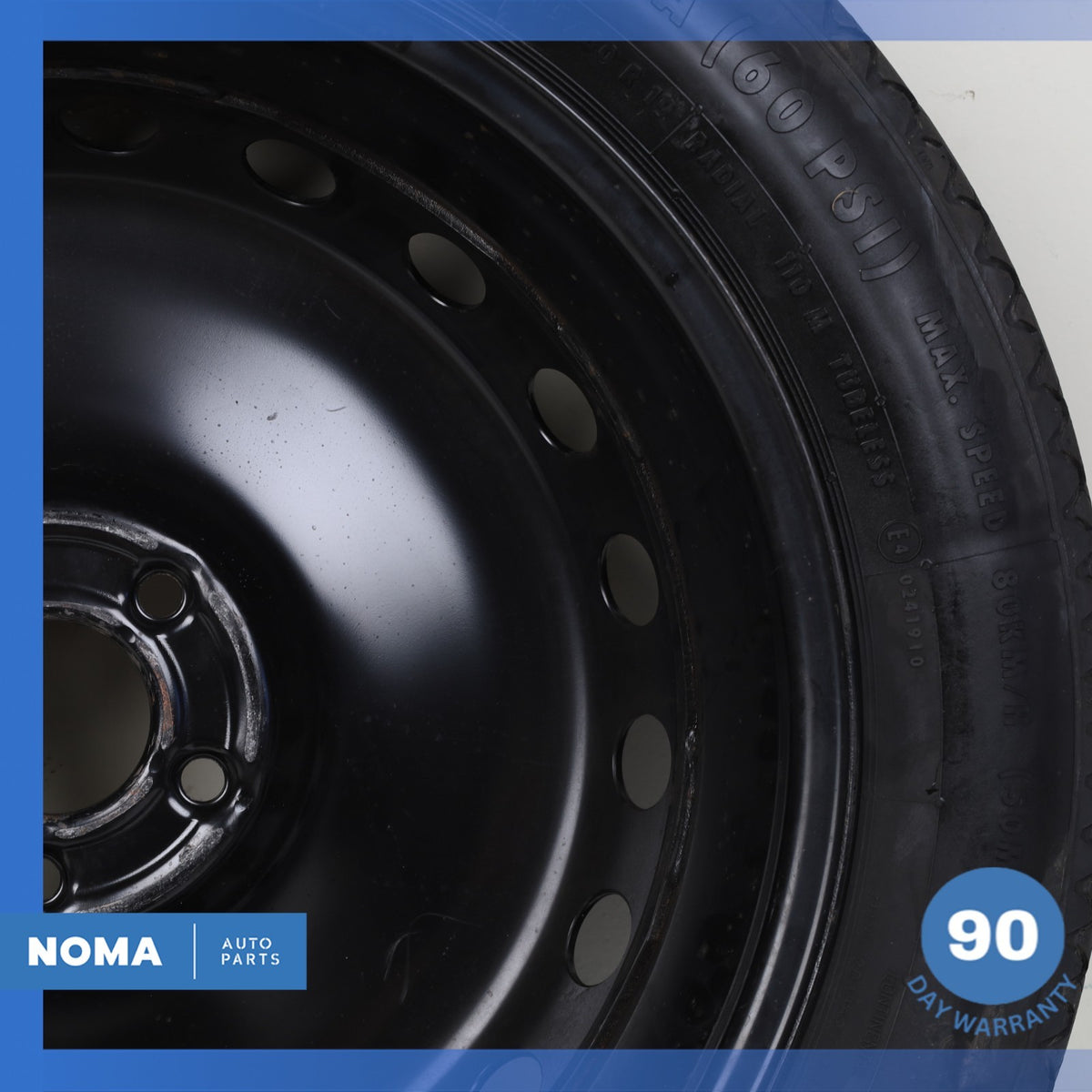 00-06 Jaguar X100 XKR XK8 Emergency Spare Tire Wheel Donut Rim 145 80 18" OEM - photo 14
