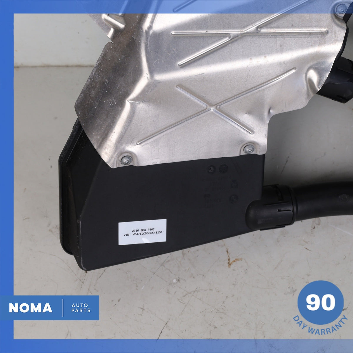 16-23 BMW G12 740i 540i Engine Air Intake Fllter Box Cover w/ Resonator OEM 76k - photo 14