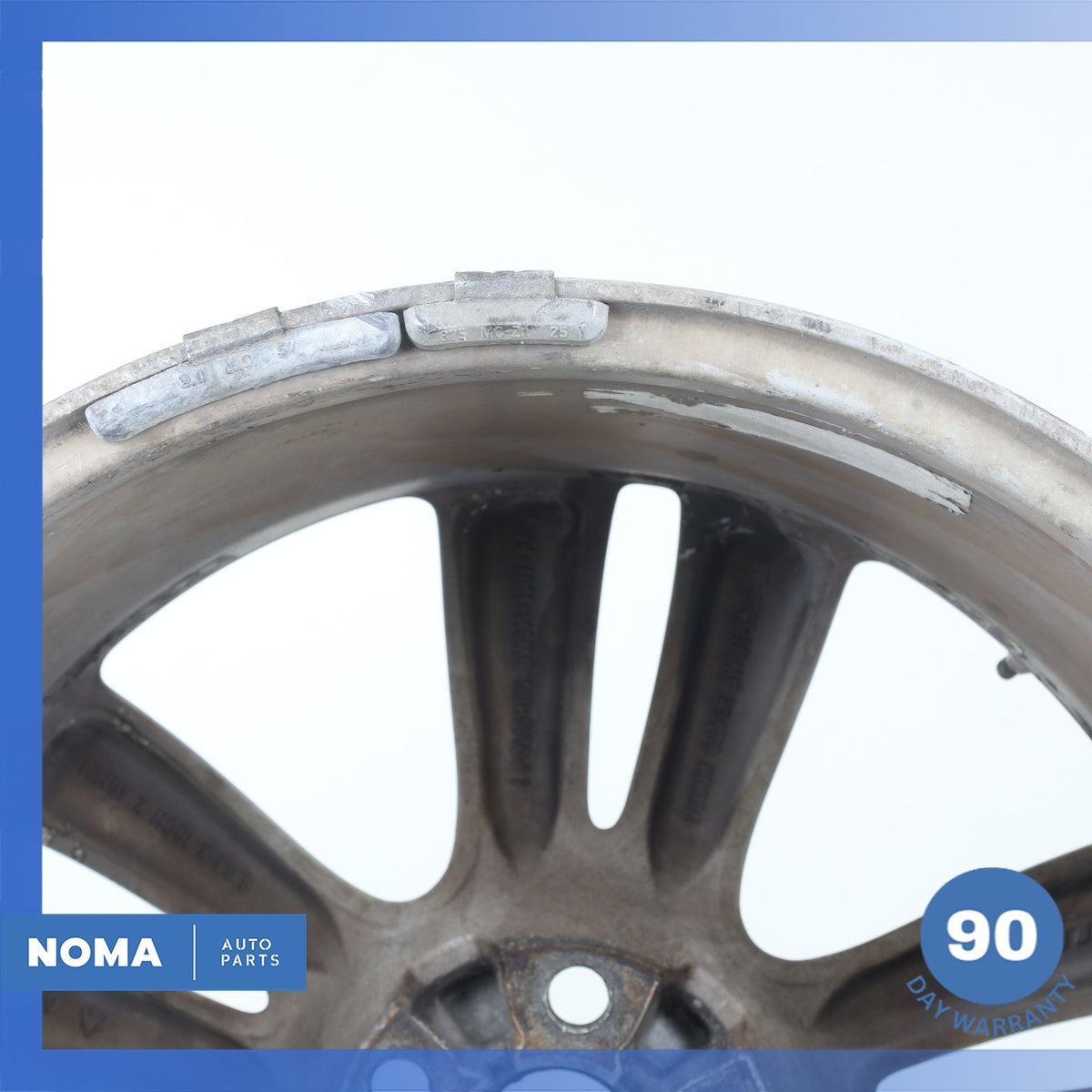 10-19 Jaguar X351 XJ Toba 9J x R19 19" Wheel Rim Set Silver OEM - photo 17