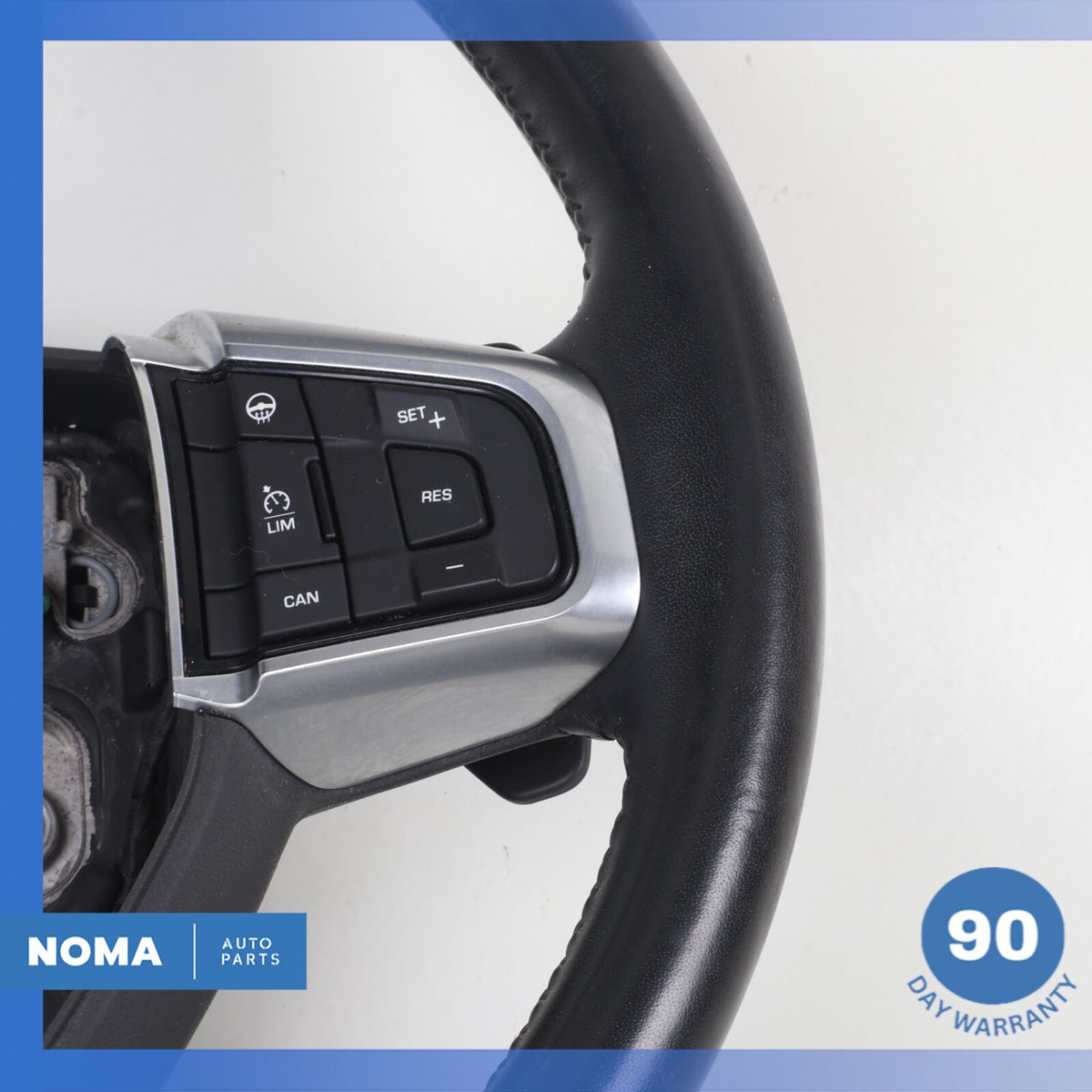 15-19 LR Discovery Sport L550 Heated Steering Wheel w/ Paddle Shifters Black OEM - photo 4