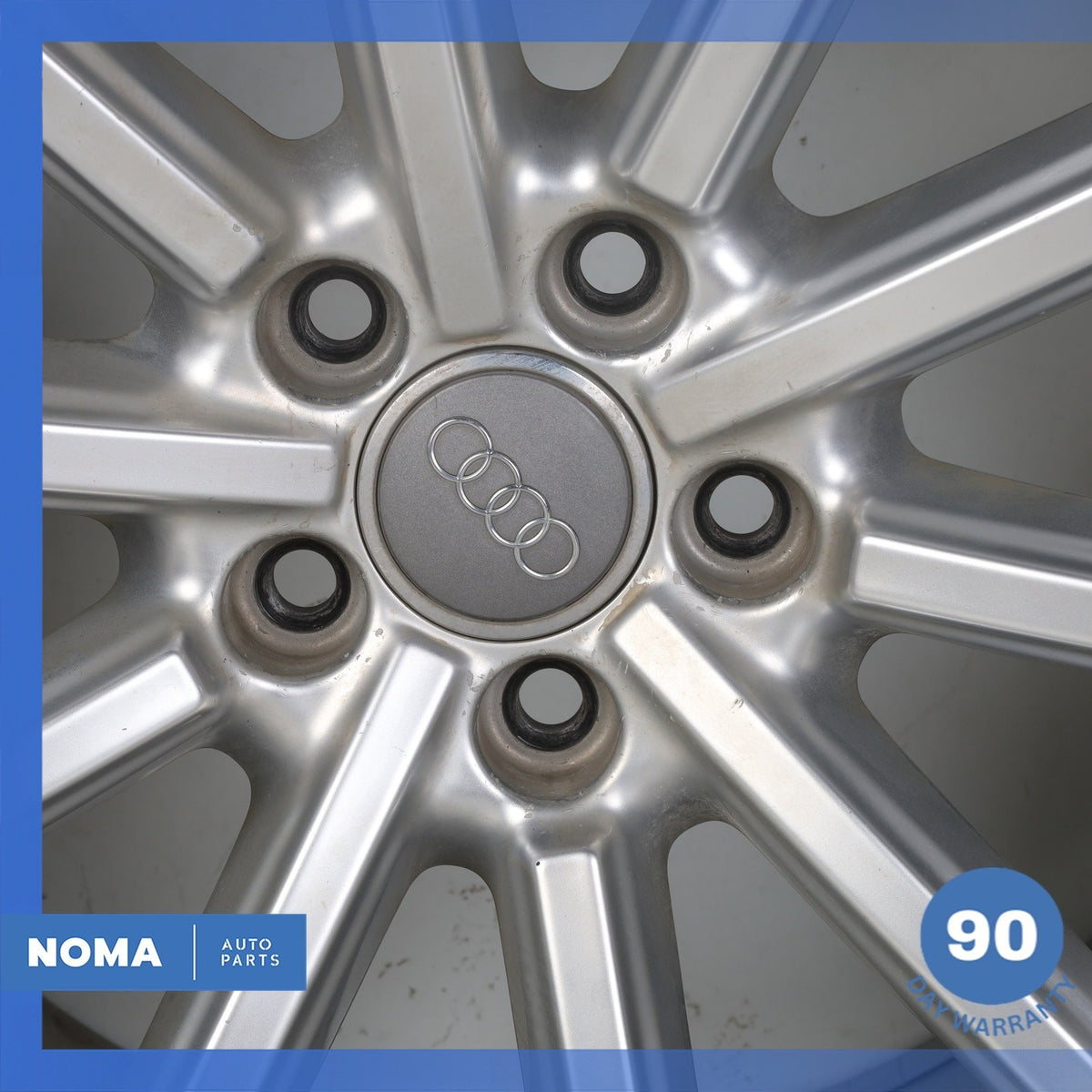 08-17 Audi 8T A5 S5 8.5 x R18 18" Wheel Rim Silver 8T0601025BM OEM - photo 7