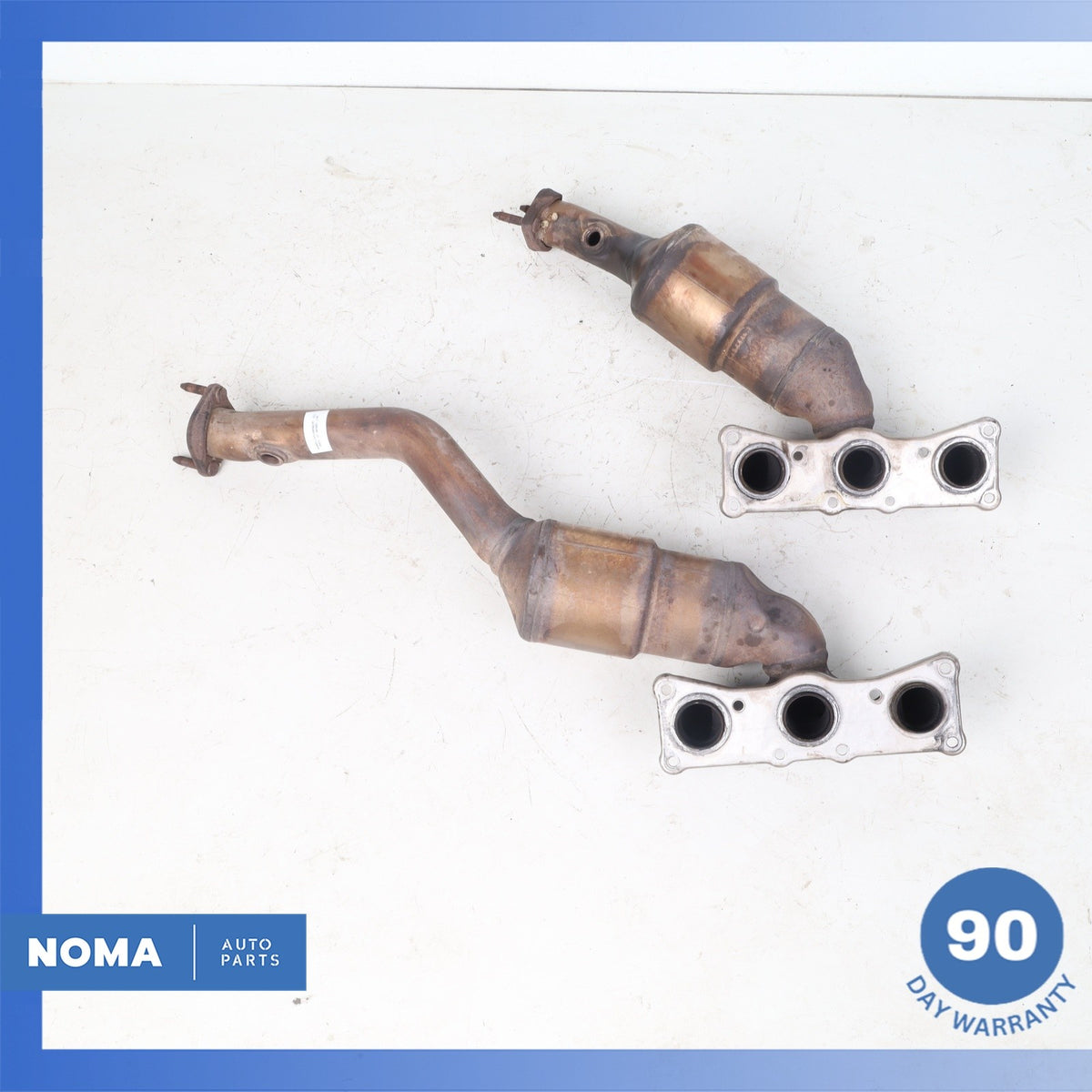 06-08 BMW E85 Z4 Front & Rear Exhaust Downpipe Set 7545318 OEM - photo 2