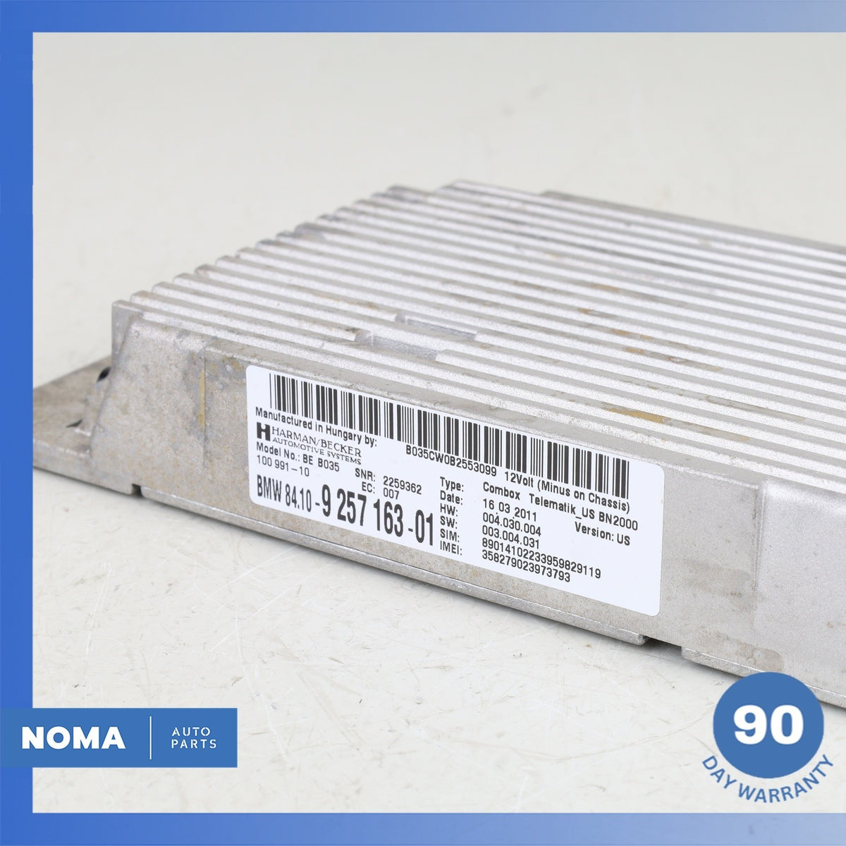 BMW E89 Z4 128i X5 X6 Telematics Bluetooth Control Module OEM - photo 3