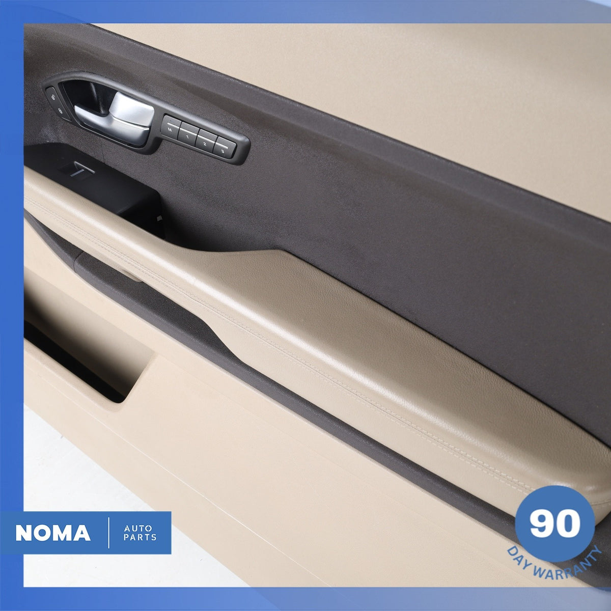 12-19 Range Rover Evoque L538 2DR Front Right Door Trim Panel Assembly Beige OEM - photo 10