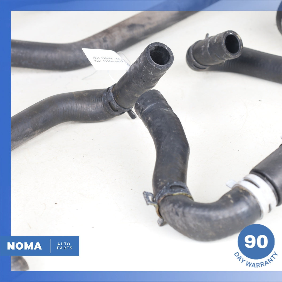 00-02 Jaguar X100 XKR 4.0L Supercharged Engine Radiator Coolant Hose Set OEM - photo 17