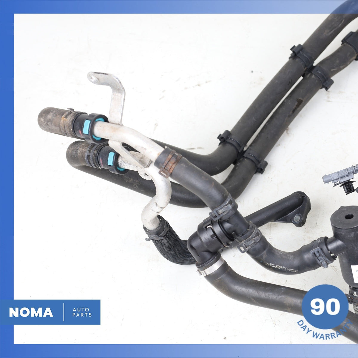 17-19 Jaguar X760 XE 2.0L Diesel Engine Radiator Thermostat Coolant Hose Set OEM - photo 8