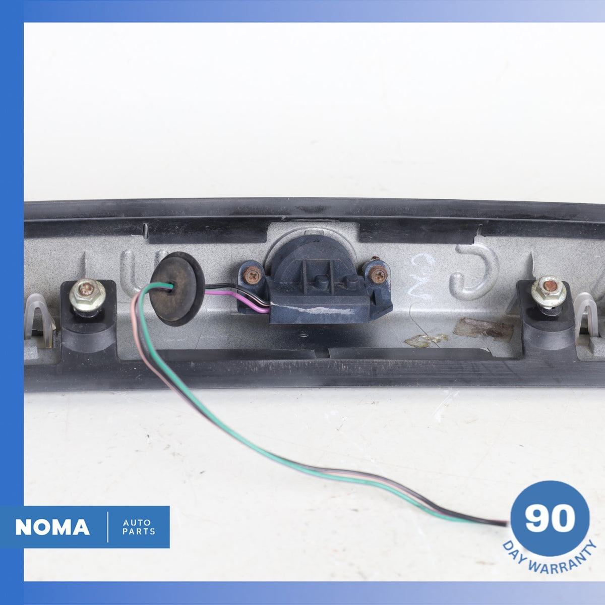 03-06 Jaguar X100 XKR Rear Trunk Bezel License Plate Light Lamp Trim Gray OEM - photo 15