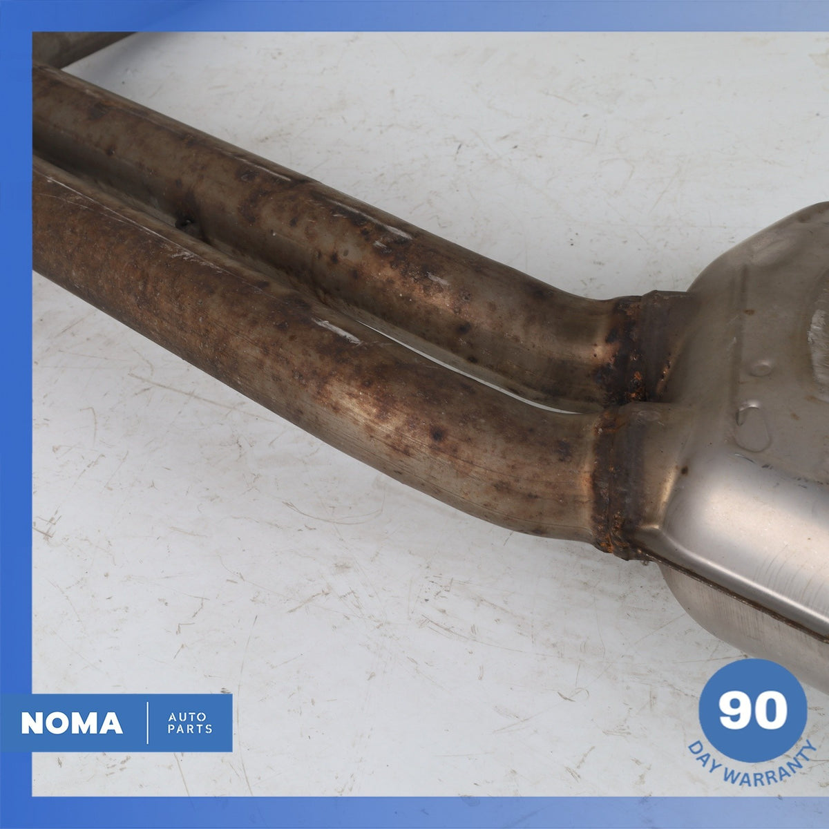 14-18 Audi D4 A8 3.0L Center Exhaust Muffler Resonator Pipe 4H0253411C OEM - photo 5