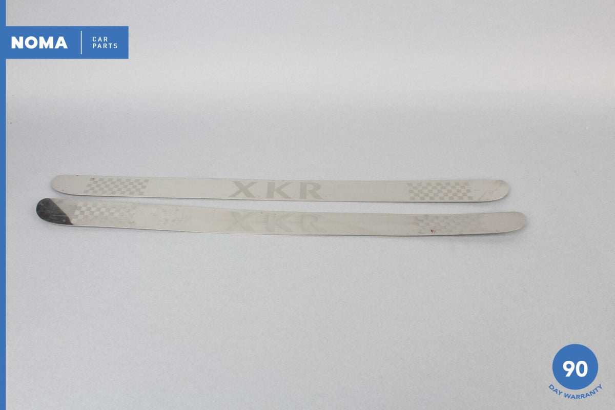 2006 Jaguar XKR X100 Front Left and Right Side Scuff Tread Panel Trim Set OEM - photo 1