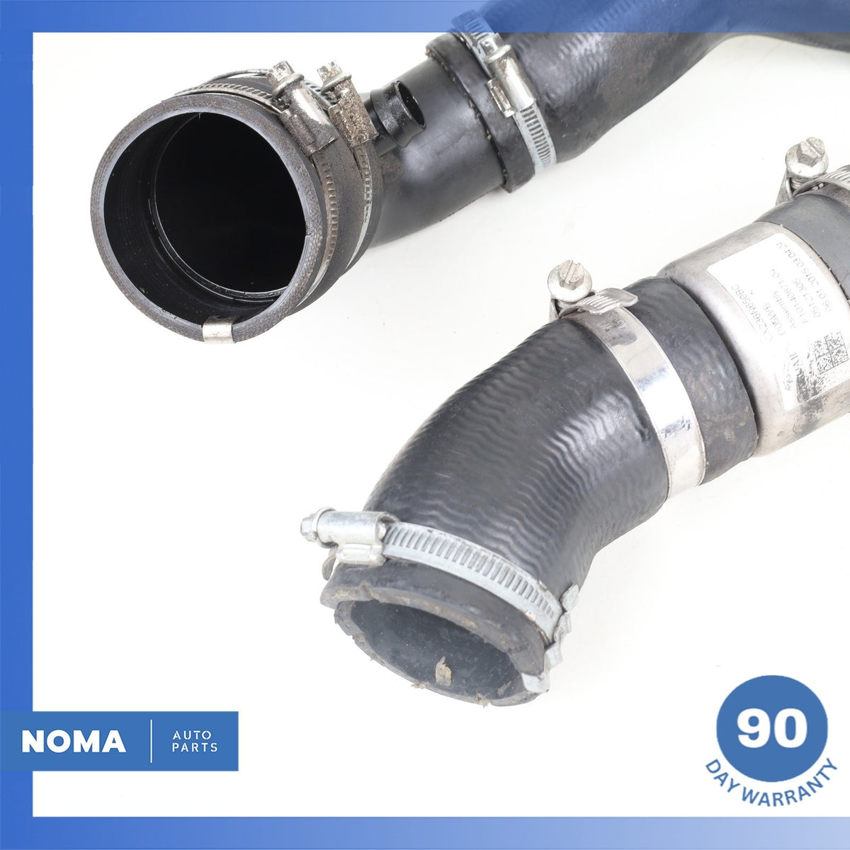 13-15 Jaguar X250 XF 2.0L Engine Air Intake Charge Hose Tube Set OEM - photo 4