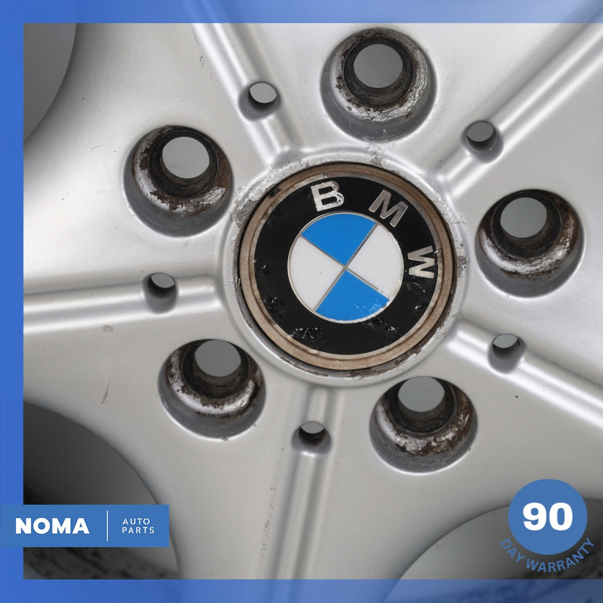 96-02 BMW E36 Z3 Style 35 7 x R16 16" Wheel Rim Silver 36111092260 OEM - photo 7